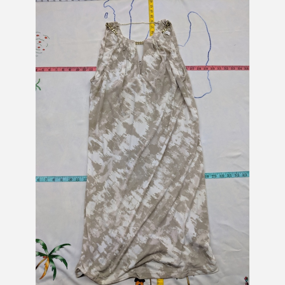 Women's Small Calvin Klein Latte Patterned Dress